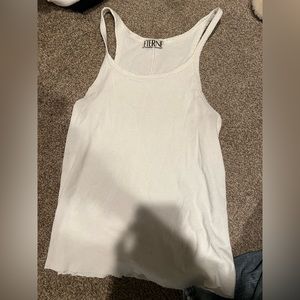 ETERNE ribbed tank ivory